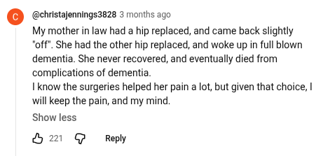 Long Term Effects of Anesthesia on the Brain